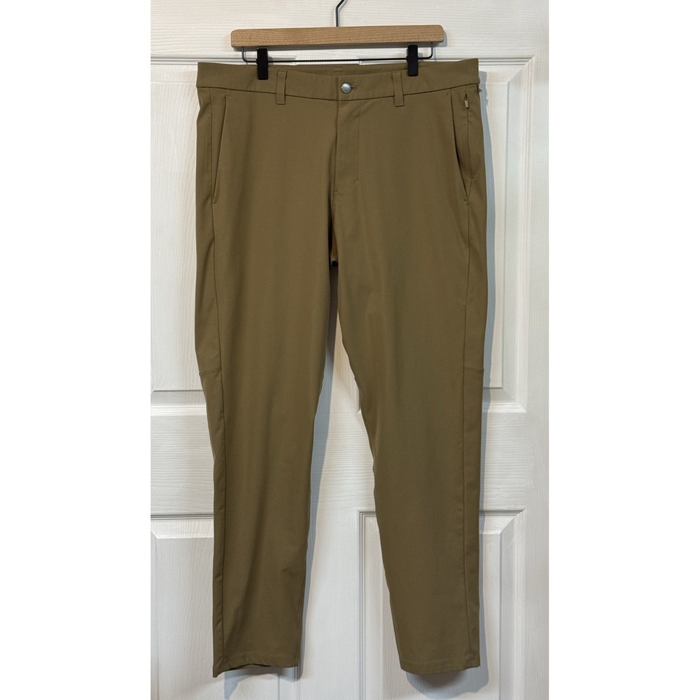 Lululemon M5AF2S Commission Slim-Fit Warpstreme 36X30 Artifac Brown
